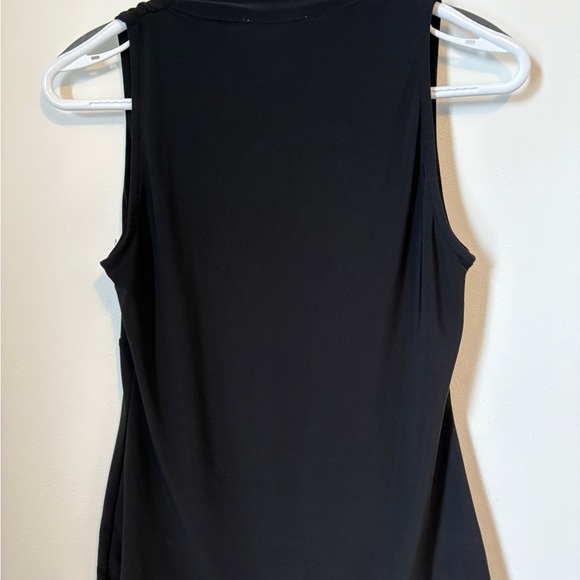 White House Black Market Black Sleeveless Blouse - Picture 3 of 3